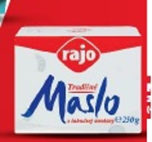 Rajo Tradičné Maslo v akcii
