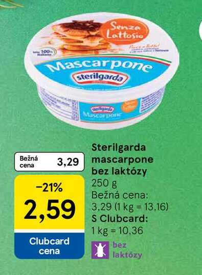 Sterilgarda mascarpone bez laktózy 250 g