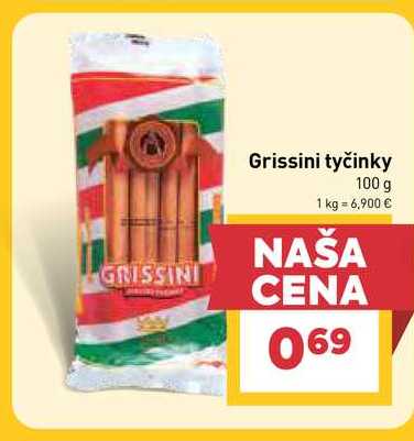 Grissini tyčinky 100 g 