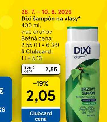 Dixi šampón na vlasy 400 ml