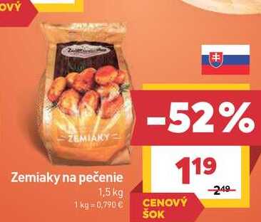 Zemiaky na pečenie 1,5 kg