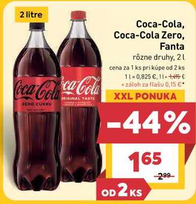 Coca-Cola 2l v akcii