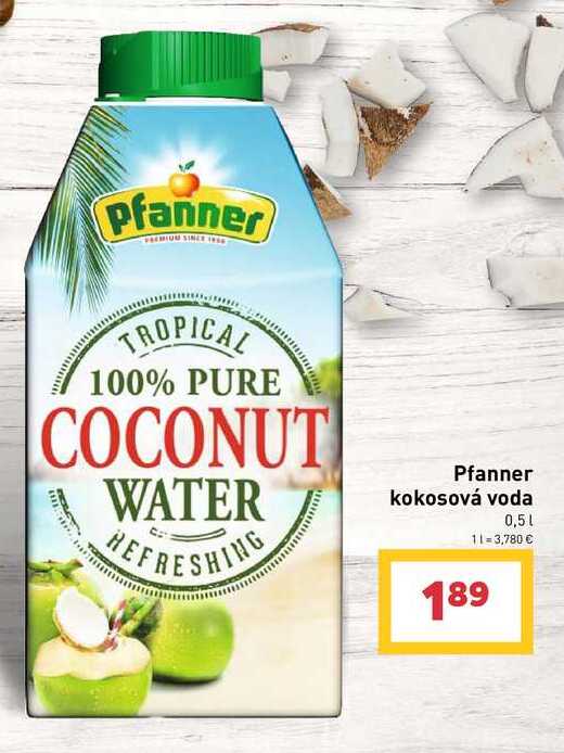 Pfanner kokosová voda 0,5l
