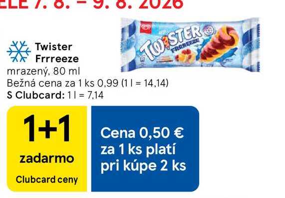 Twister Frrreeze mrazený, 80 ml