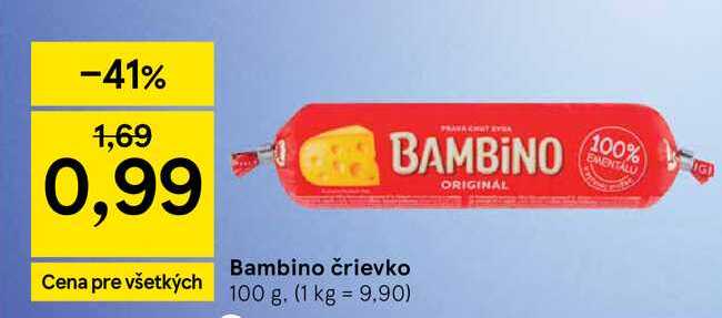 Bambino črievko 100 g