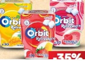 Orbit žuvačky v dóze