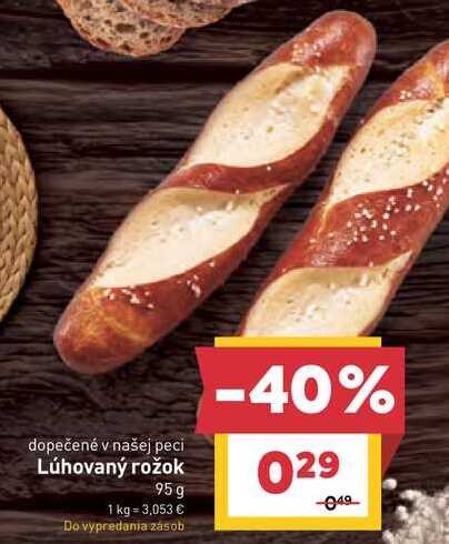 Lúhovaný rožok 95 g