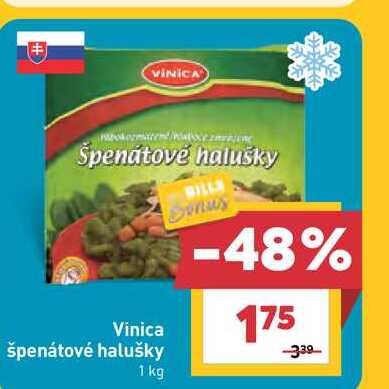 Vinica špenátové halušky 1 kg