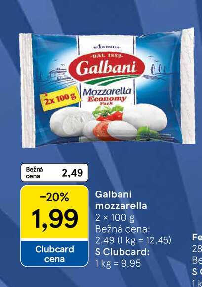 Galbani Mozzarella 2x 100 g