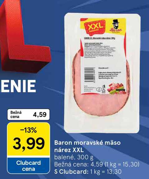 Baron moravské mäso 300 g