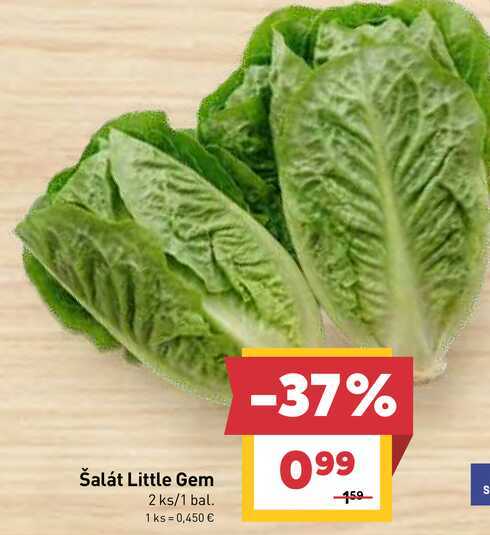 Šalát Little Gem 2 ks/1 bal.