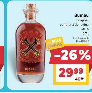 Bumbu originál ochutená liehovina 0,7l