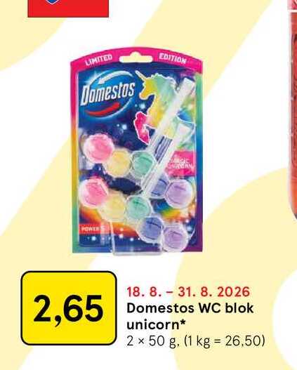 Domestos WC blok unicorn 2 x 50 g