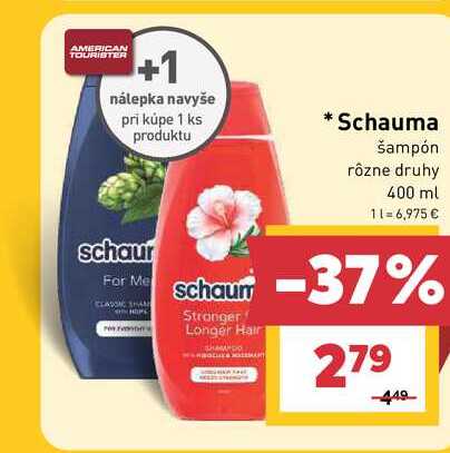Schauma šampón rôzne druhy 400 ml