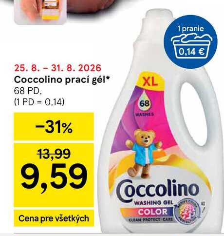 Coccolino prací gél 68 PD