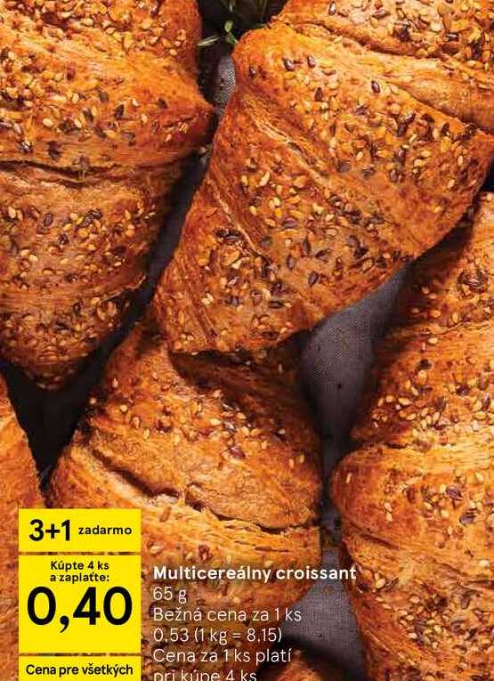 Multicereálny croissant 65 g