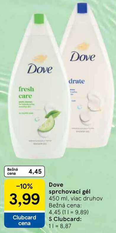 Dove sprchovací gél 450 ml