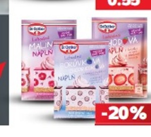 Dr.Oetker Náplň