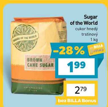 Sugar of the World cukor hnedý trstinový 1 kg