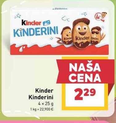 Kinder Kinderini 4 x 25 g