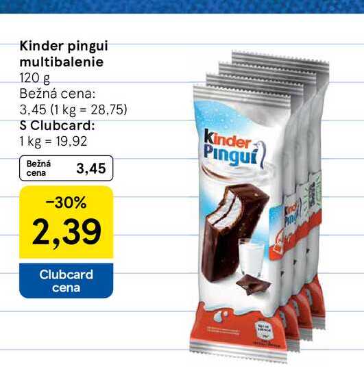 Kinder pingui multibalenie 120 g