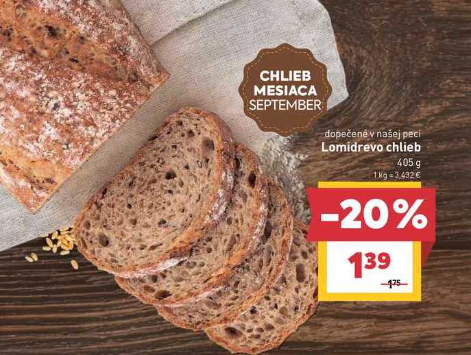 Lomidrevo chlieb 405 g