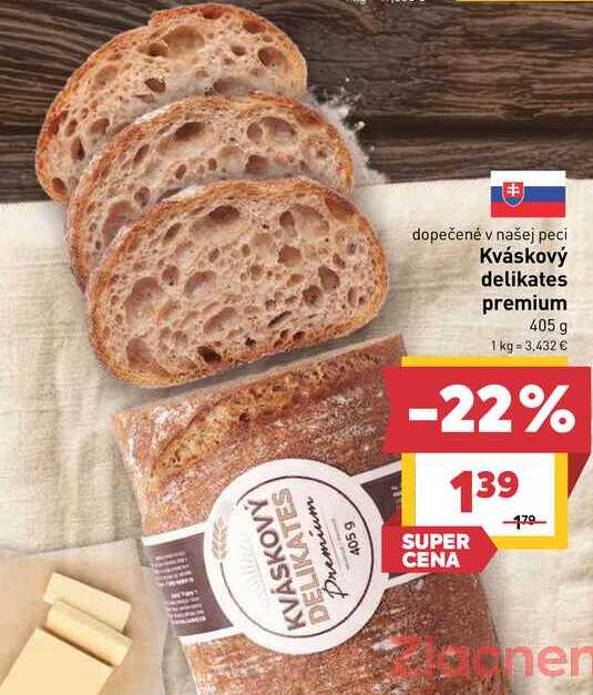 Kváskový delikates premium 405 g