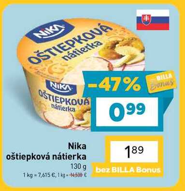 Nika oštiepková nátierka 130 g 