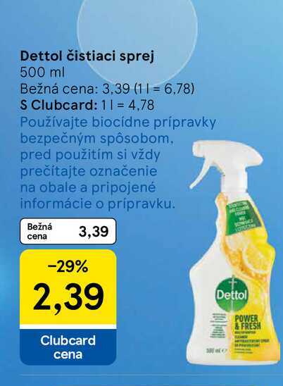Dettol čistiaci sprej 500 ml