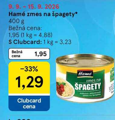 Hamé zmes na špagety 400 g