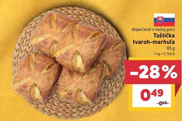 Taštička tvaroh-marhuľa 85g