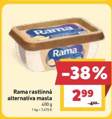 Rama rastlinná alternatíva masla 400 g