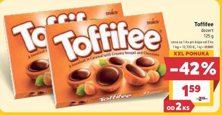 Toffifee dezert 125 g