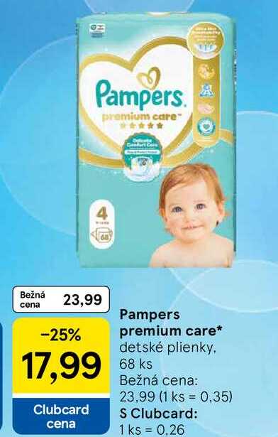 Pampers premium care 68 ks