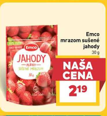 Emco mrazom sušené jahody 30 g