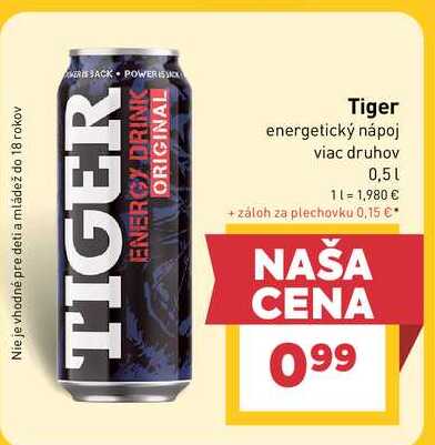 Tiger Energetický nápoj 500 ml