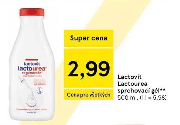 Lactovit Lactourea sprchovací gél 500 ml