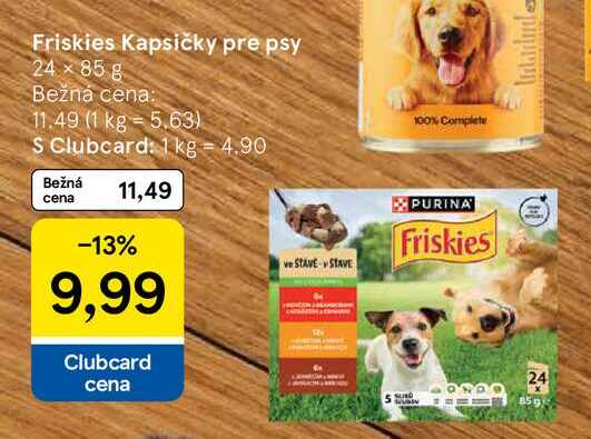 Friskies Kapsičky pre psy 24x85 g