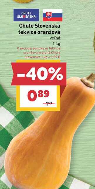 Tekvica oranžová voľná 1 kg