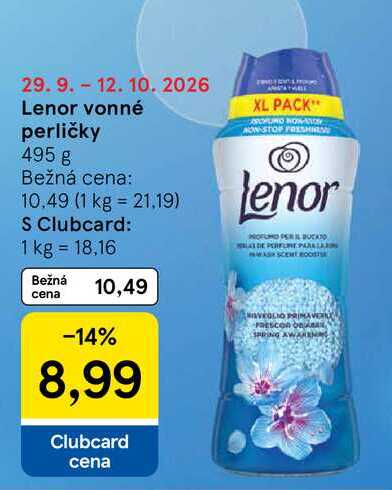 Lenor vonné perličky 495 g