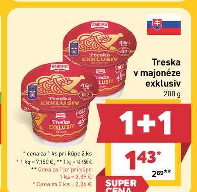Treska v majonéze exklusiv 200 g