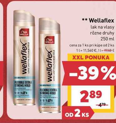 Wellaflex lak na vlasy rôzne druhy 250 ml