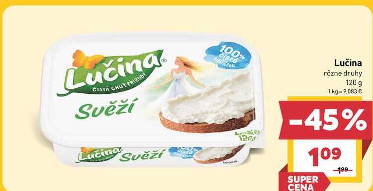Lučina rôzne druhy 120 g