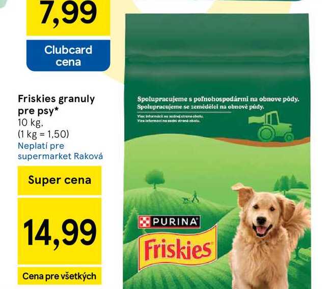 Friskies granuly pre psy 10 kg