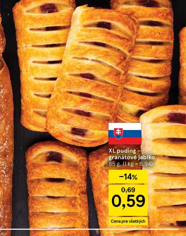 XL puding granátové jablko 85 g