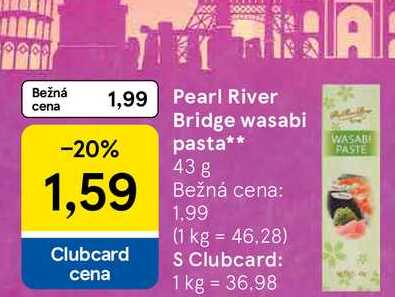Pearl River Bridge wasabi pasta 43 g 