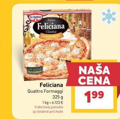 Dr. Oetker Feliciana Quattro Formaggi 325 g