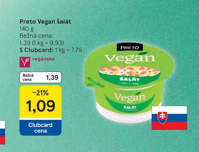 Preto Vegan šalát 140 g