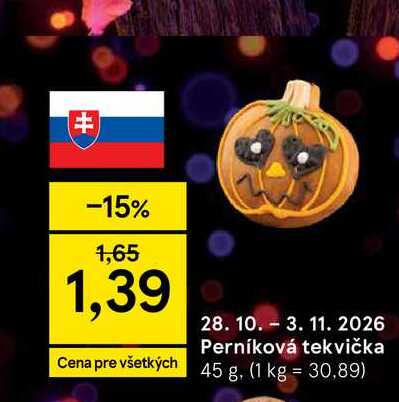 Perníková tekvička 45 g