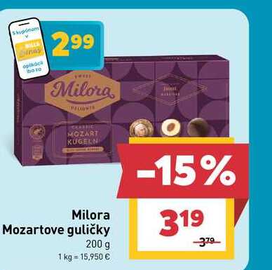 Milora Mozartove guličky 200 g